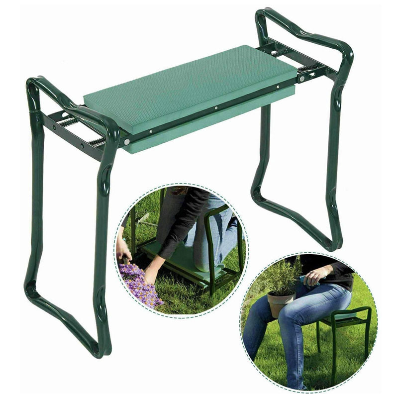 Foldable Utility Garden Foam Stool Seat and Kneeler