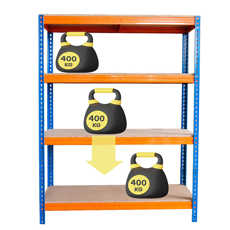 Large Load Capacity Floor Standing Warehouse Boltless Shelves Heavy Duty Storage Display Shelving Stacking Metal Shelf