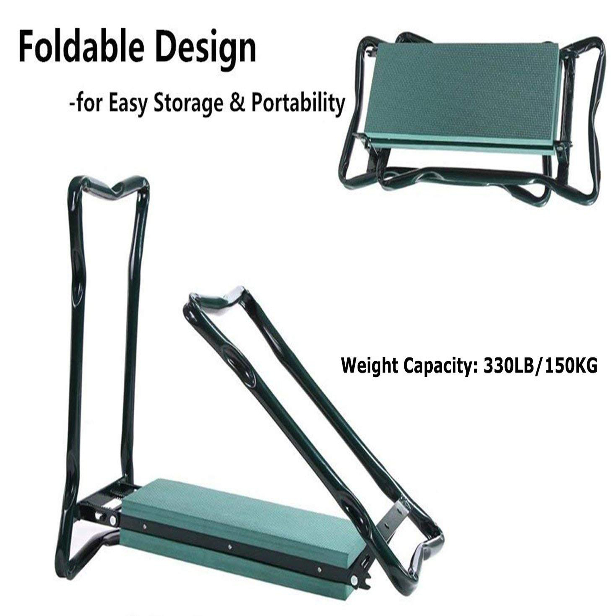 Foldable Utility Garden Foam Stool Seat and Kneeler