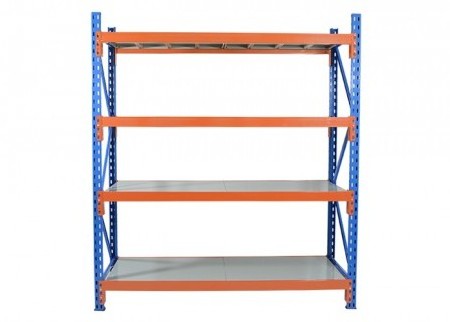 Estantes De  Heavy Duty Boltless 4 Layers Metal Storage Organizer Shelf Longspan Rack For Industry Warehouse Garage