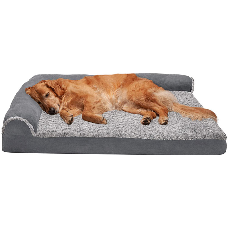 Winter Warm Cozy Self-Heating Pet Sofa  Polyester Wadding Polyester Large Dog Bed