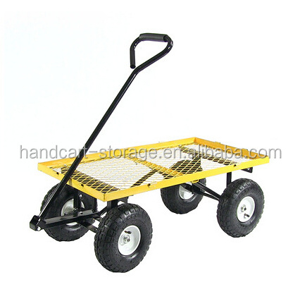 Removable sides mesh type folding garden cart