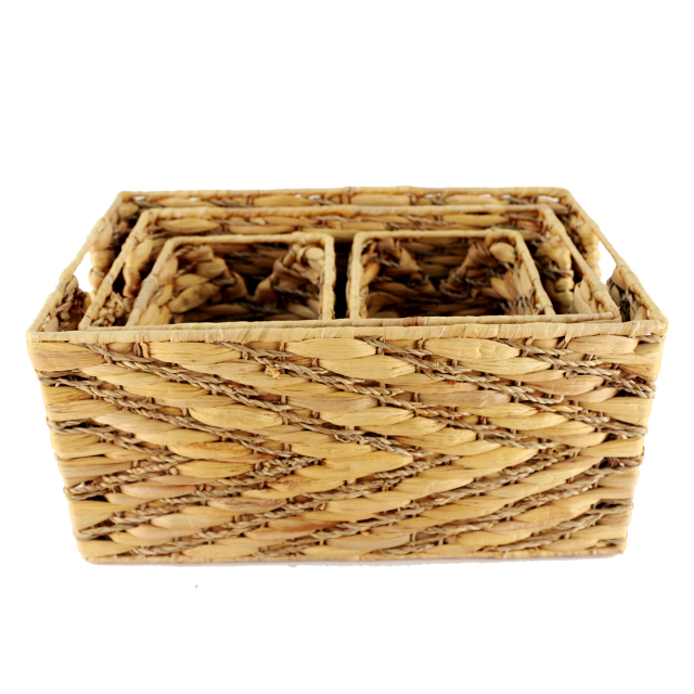 Wholesale New Rattan Storage Baskets Sustainable Natural Picnic Hamper Basket OEM/ODM Food Gift Storage from Vietnam Factory