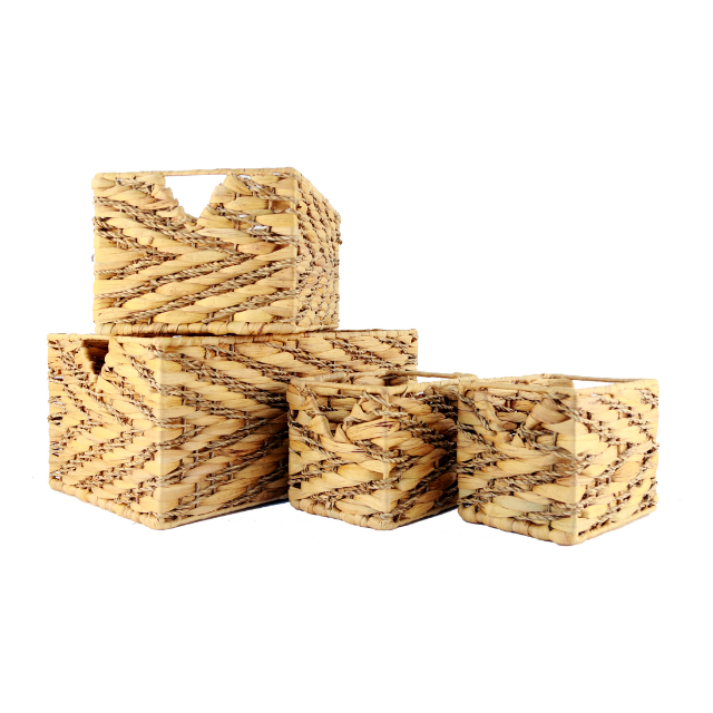 Wholesale New Rattan Storage Baskets Sustainable Natural Picnic Hamper Basket OEM/ODM Food Gift Storage from Vietnam Factory