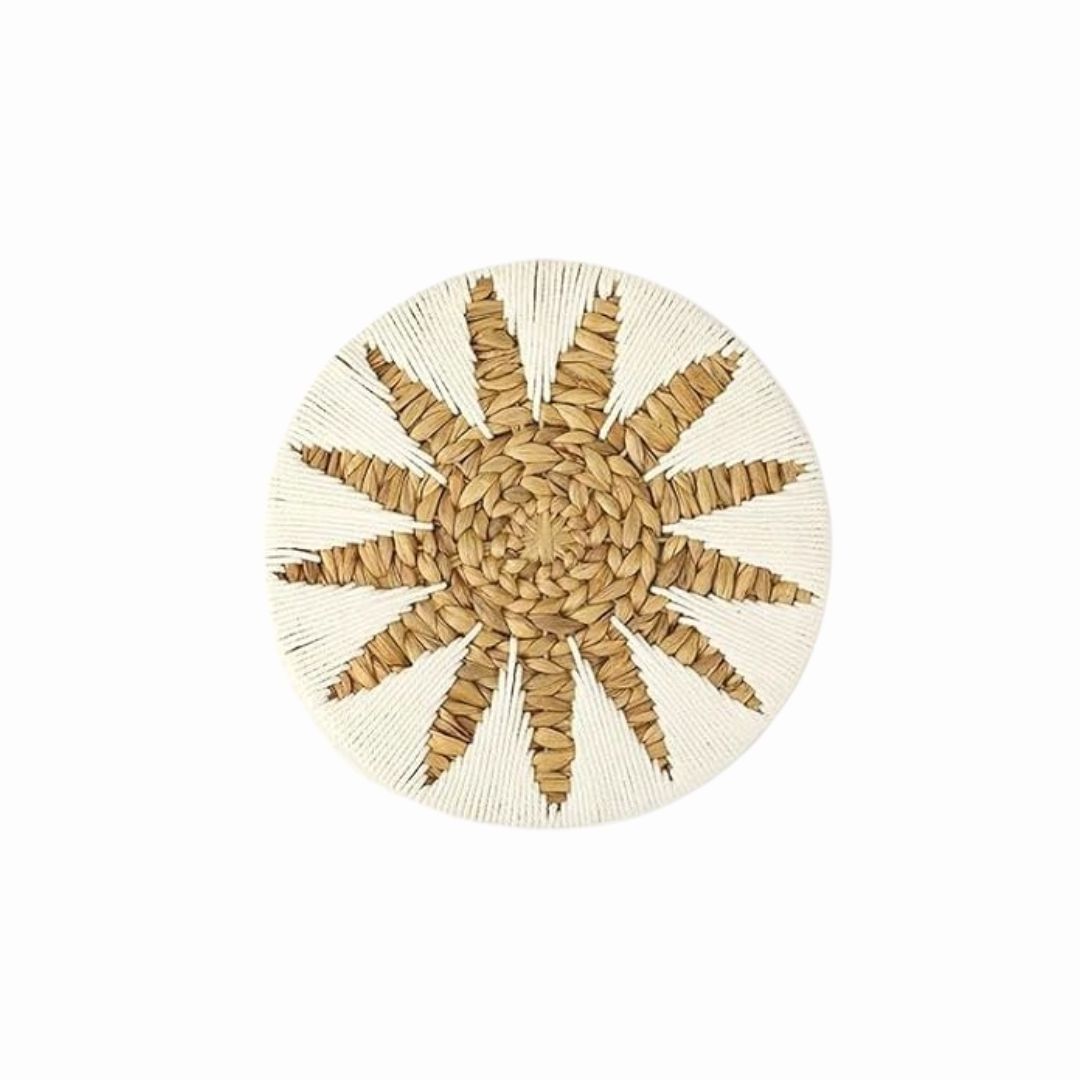 Hot Selling round Rattan Decorative Objects Eco-Friendly Western Wall Hangings Best Seller on Amazon eBay for Home Decor