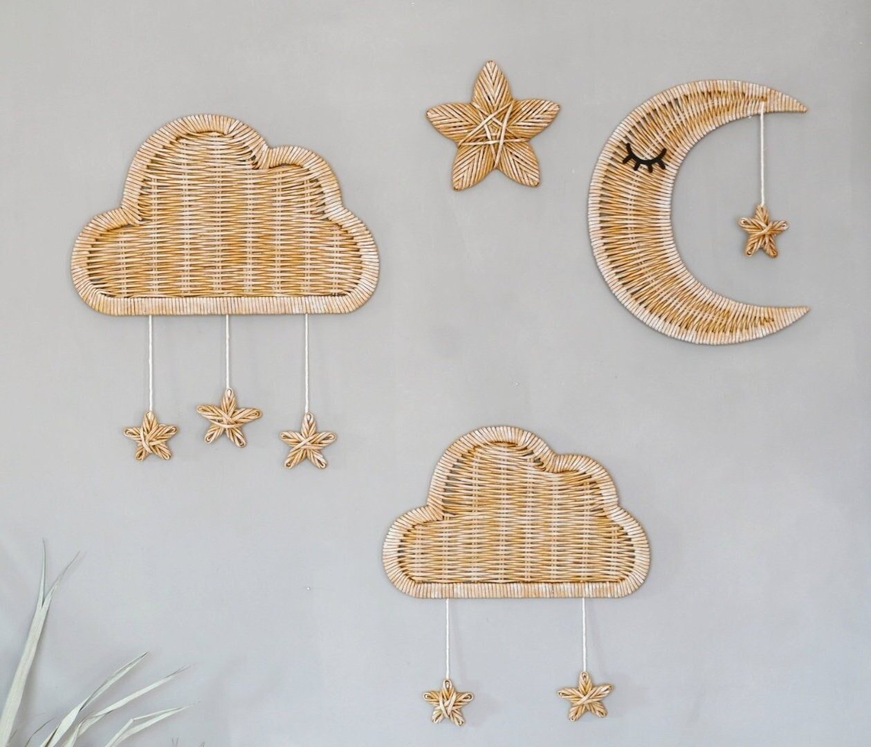 Handmade Rattan Butterfly Art Hanging Wall Decor Rattan Home Decoration For Your Home Space With Natural Material From Vietnam