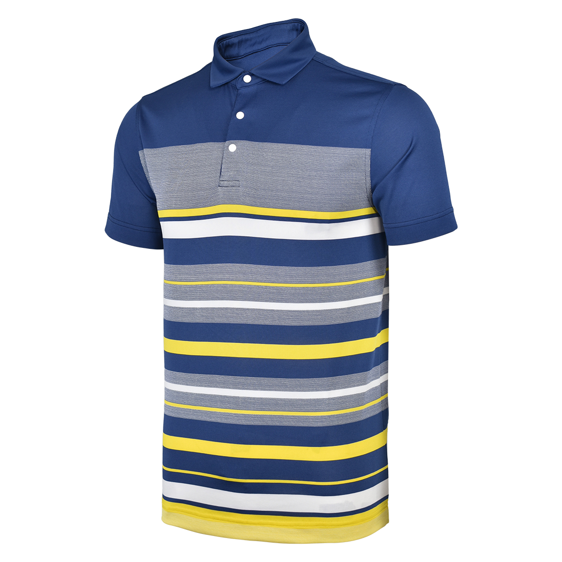 2024 Top Seller High Quality Wholesale Polo Golf Shirt Men's Slim Fit T-Shirt Quick Dry Striped Design Custom Logo Print