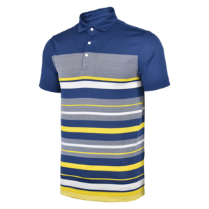 2024 Top Seller High Quality Wholesale Polo Golf Shirt Men's Slim Fit T-Shirt Quick Dry Striped Design Custom Logo Print