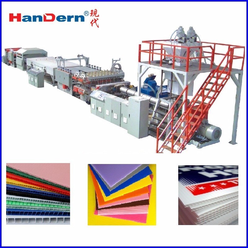 corrugated sheet forming machine PP Multi-layer corrugated sheet forming machine V-shaped corrugated sheet forming machine