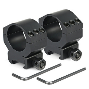 Black Quick Installation 25.4/30mm Universal Scope Mounts Hunting Flashlight Bracket Accessories