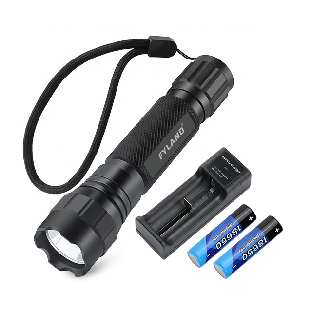 Rechargeable Led Tactical Hunting Laser Outdoor Flashlights Camping Waterproof Portable Flashlight