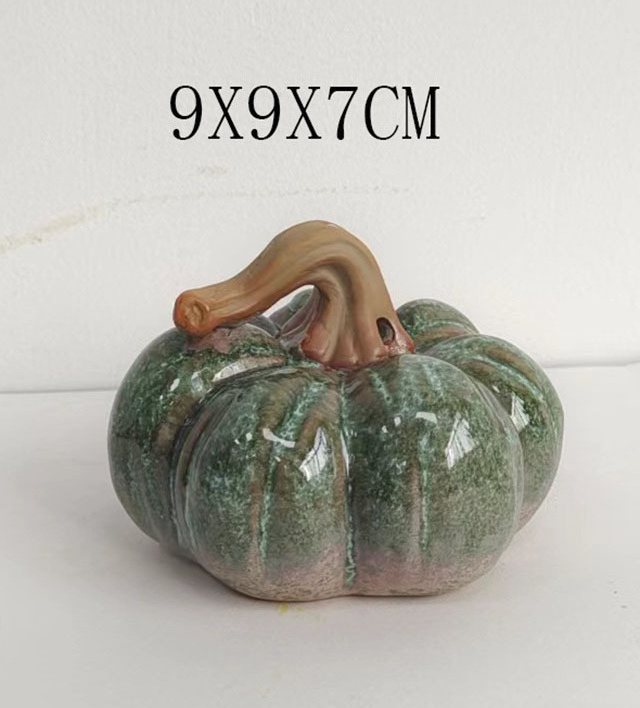 Harvest Festival Ornaments Ceramic Pumpkin Crafts for Home Decor