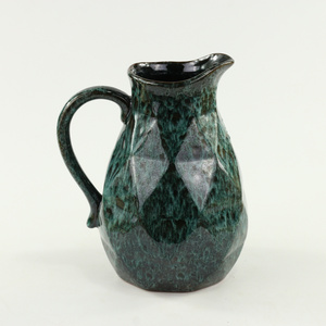 Ceramic Tableware Emerald Pitcher Porcelain Reactive Glaze Water Jug Terracotta Water Jug Clay Pitcher