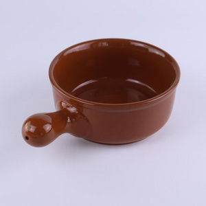 Wholesale terracotta Cooking Pot Sauce Pan Soup Pot With Single Handle,Mini Single Handle Clay Pots