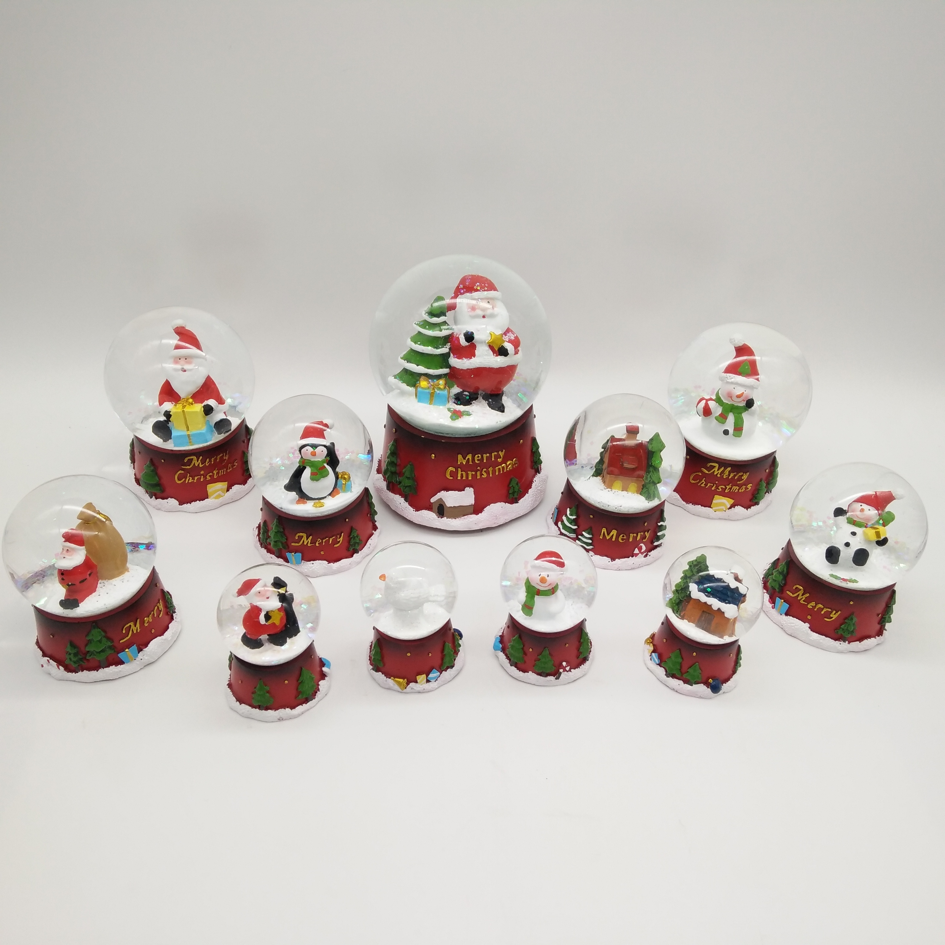 Customization Christmas Gifts Snow Globe Christmas Snow Water Globe