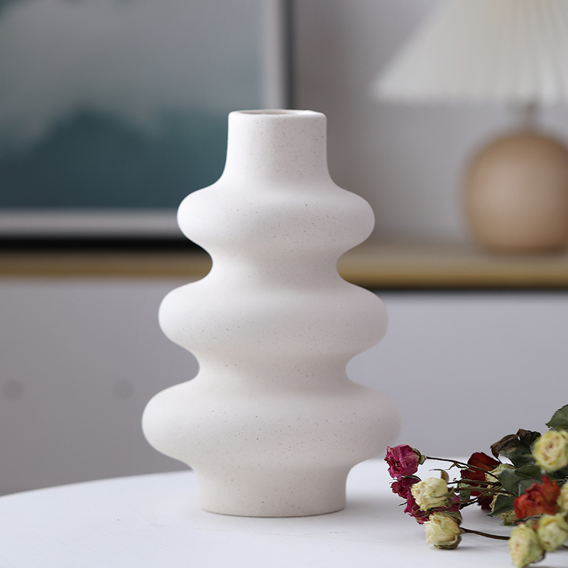 Factory Manufacturing  Nordic Flower Vase Creative Modern Ceramic Flower Vase Home Decor