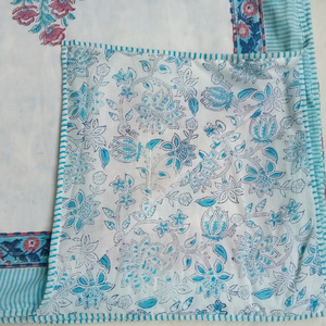 Royal Whitish Quilt Summer Quilt AC Quilt indian Queen size Baby Dohar Organic Cotton Kantha AC Qult S61