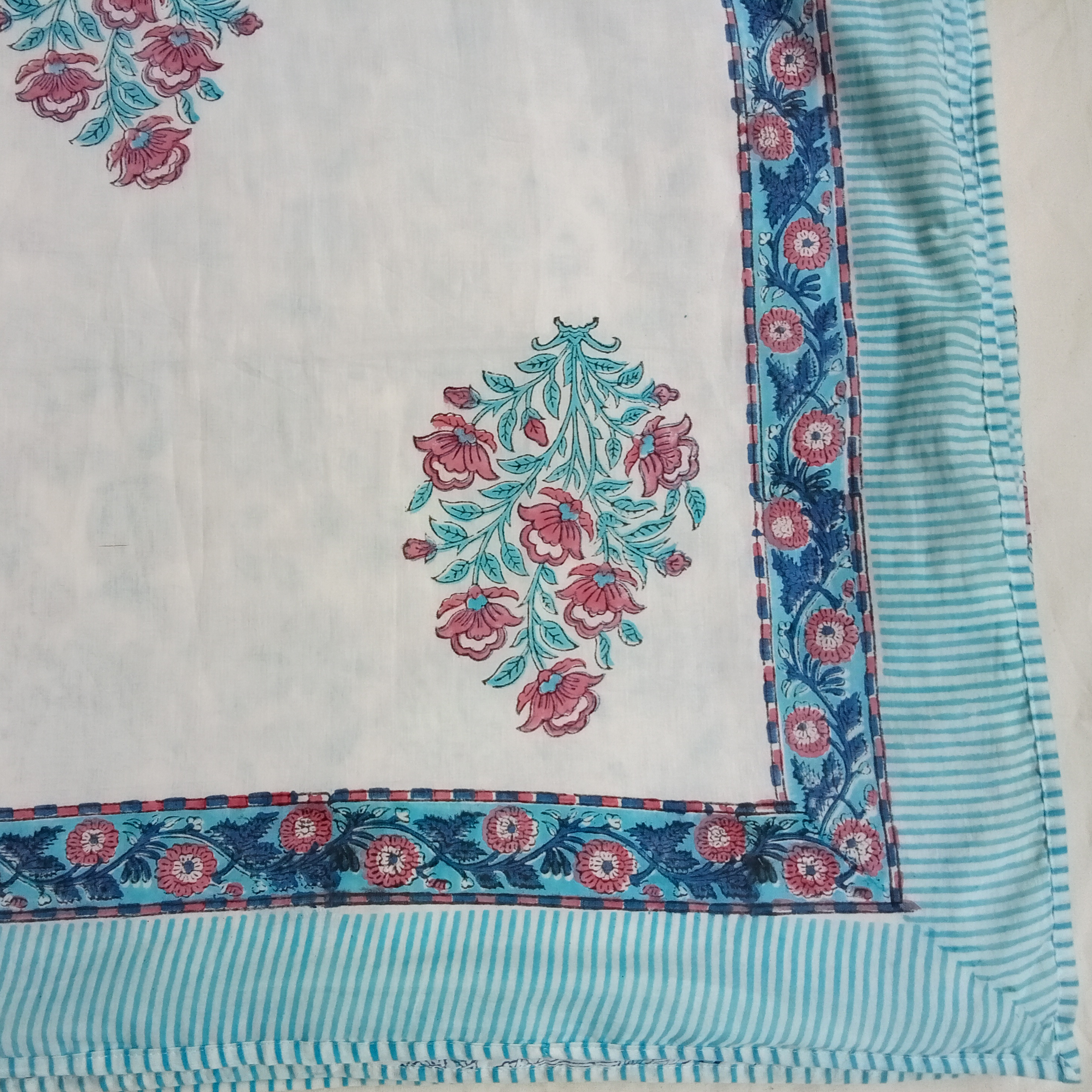 Royal Whitish Quilt Summer Quilt AC Quilt indian Queen size Baby Dohar Organic Cotton Kantha AC Qult S61