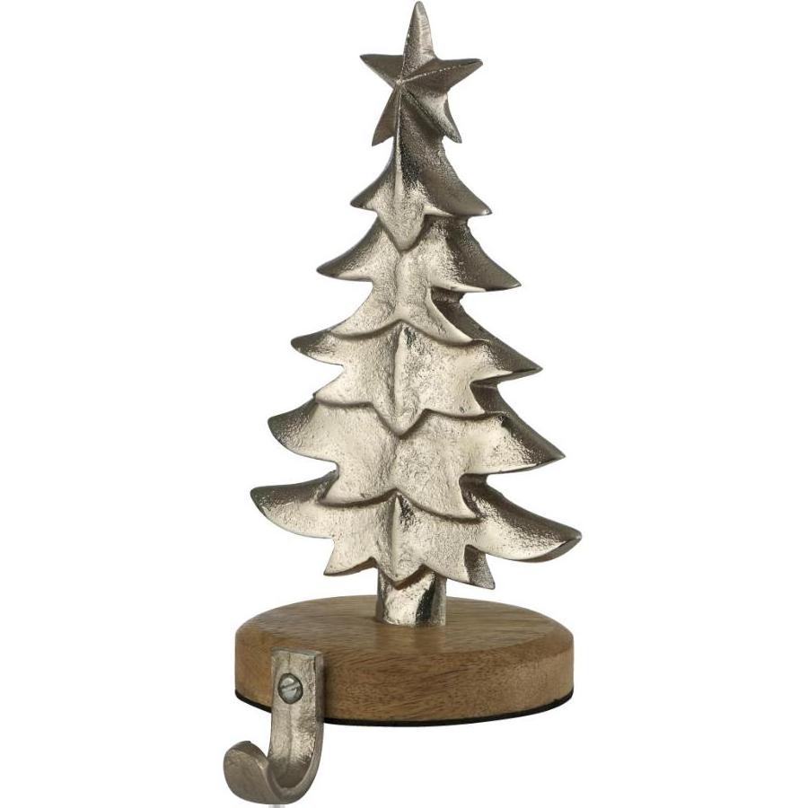 Aluminum Christmas Stocking Holders Tree design Best Selling  Christmas Decoration Gifting Ornaments in Customized