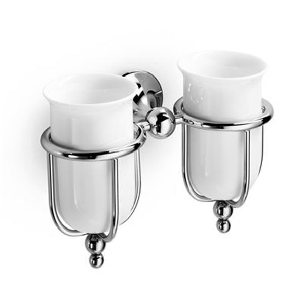 Wall Mount Stainless Steel Modern Design Bathroom Cup & Tumbler Holders Glass Toothbrush Holder High quality Best selling