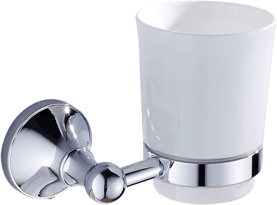 Wall Mount Stainless Steel Modern Design Bathroom Cup & Tumbler Holders Glass Toothbrush Holder High quality Best selling