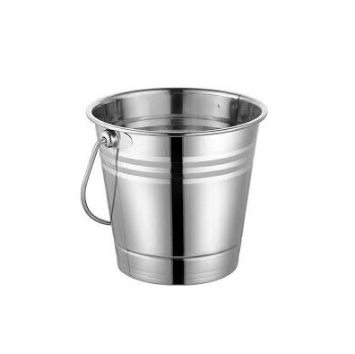 Solid Aluminum Silver Antique Texture Finishing Champagne & Beer Bottles Ice Bucket with Handle Insulated Stainless Steel