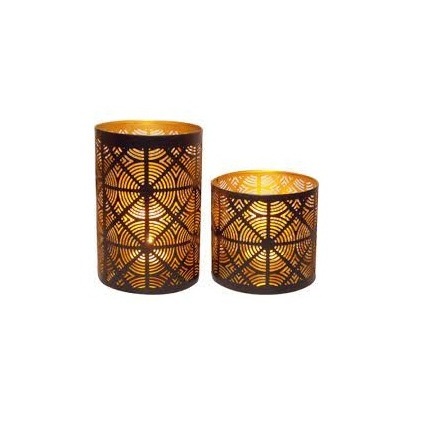 hot selling design handmade metal candle jars luxury finished iron metal tea light votive manufacturer in bulk Quantity