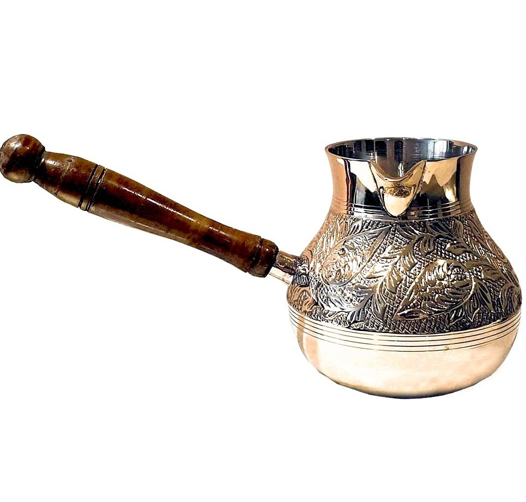 New Design Hammered Turkish Coffee Greek Arabia Coffee Maker Milk Coffee Warmer Pot for home and restaurant use