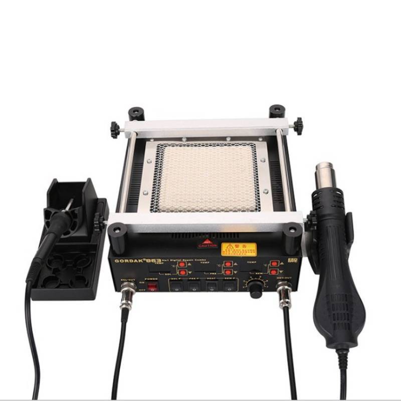 High Quality 863 Preheating Station Welding Tools BGA Repair Station Hot Air Gun Rework Soldering Station