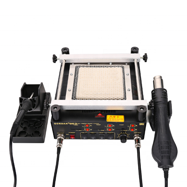 High Quality 863 Preheating Station Welding Tools BGA Repair Station Hot Air Gun Rework Soldering Station