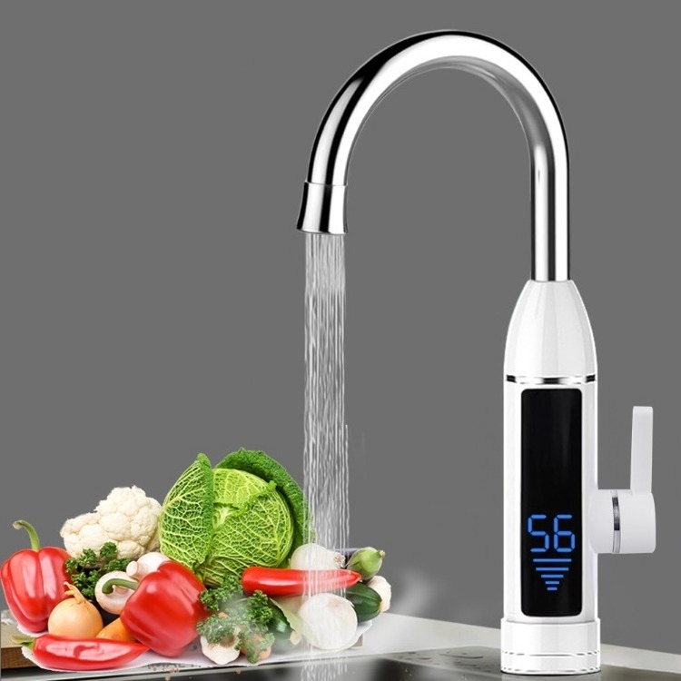 Electric Water Heaters Tap Instant Water Heaters Faucets Speed Hot Tap LCD Digital Temperature Display Heaters Tap