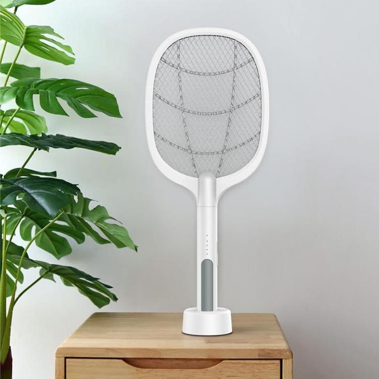 2 in 1 Electric Fly Swatter & Mosquito Lamp 3000V High Voltage Portable Mosquitoes Trap with UV Ray & Electric Shock