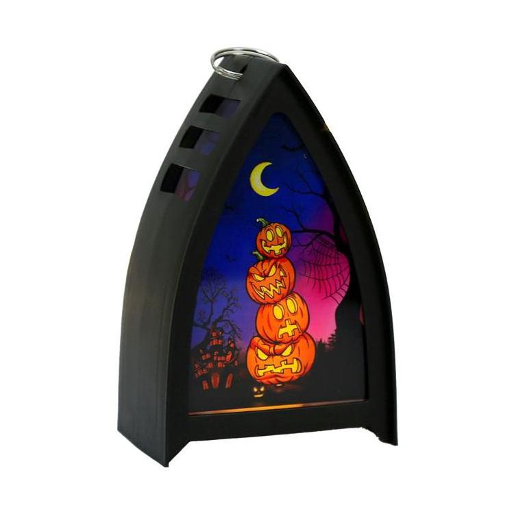 Witch Halloween LED Lantern LEDs Fairy Lights Lamp Battery Operated Halloween Hanging Lighting for Home Party Porch House Bar Ba