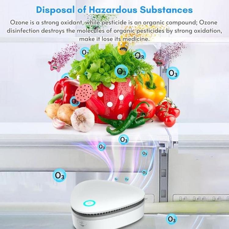 Fridge Deodorizer Mini USB Fridgerator Freashener Deodorizer Odor Eliminator Ozone Generator for Car Closet   Wardrobe Toddler T