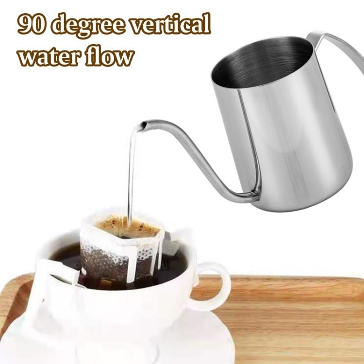 350ml Stainless Steel Hand Drip Coffee Kettle Gooseneck Pour over Coffee Kettle Tea Kettle