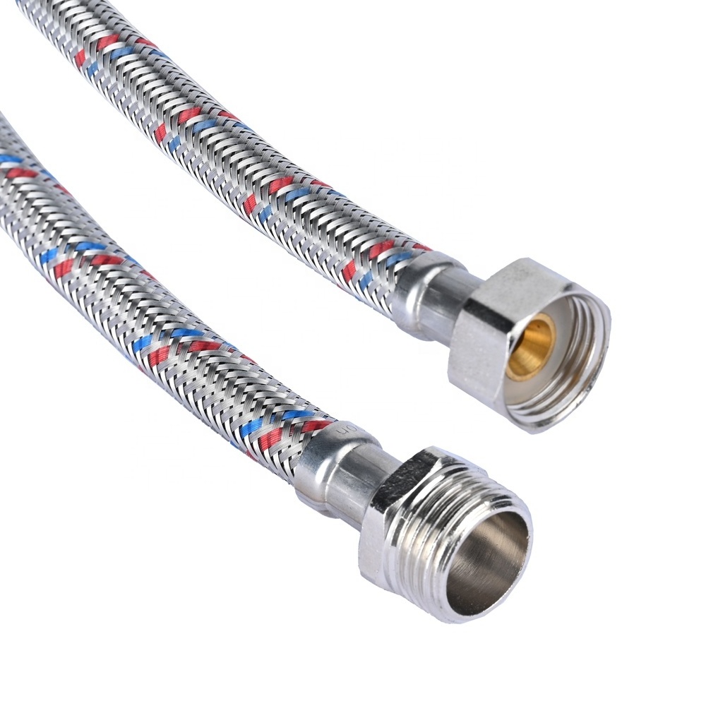 stainless steel wire braided plumbing boiler flexible hose accessories