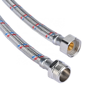 stainless steel wire braided plumbing boiler flexible hose accessories