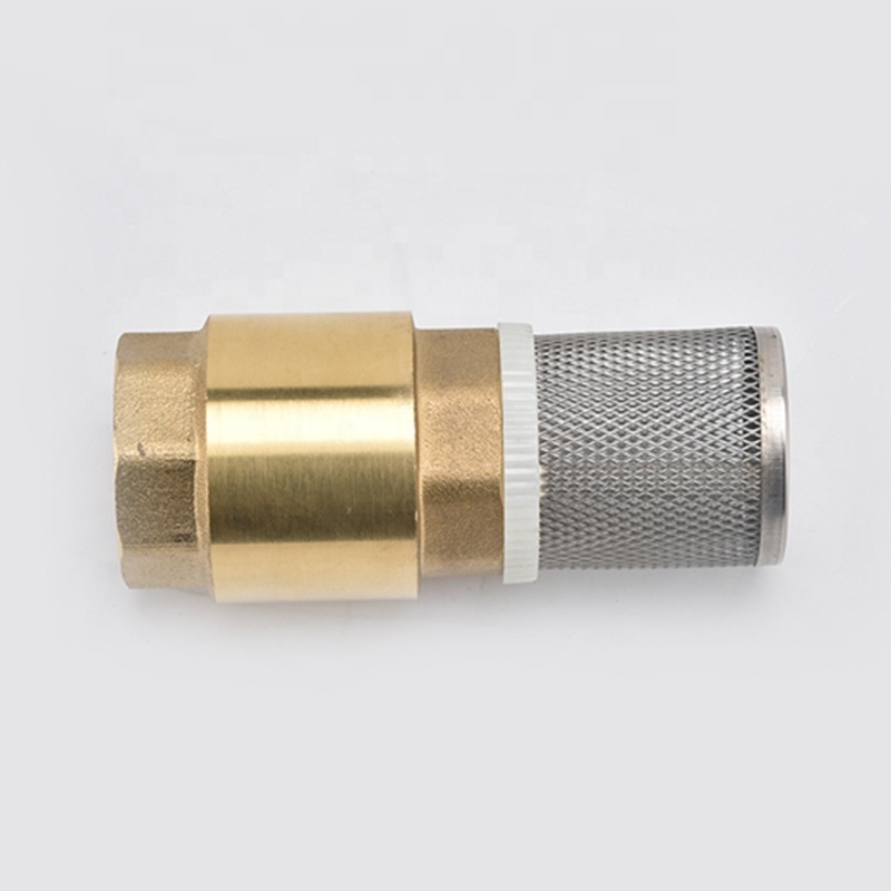 price brass swing vertical lift foot ball spring check valve thread pressure