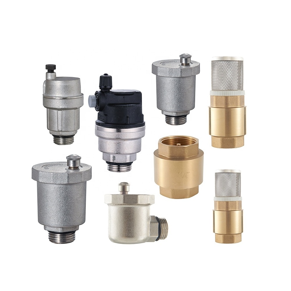 Transformer Boiler Brass Isolate Drain Air Vent Ball Valve For Floor Hot Water Heater System