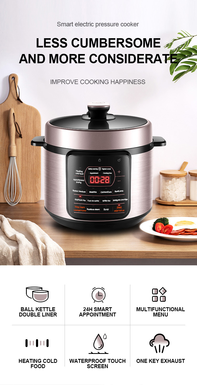 Multi Function Programmable Auto Smart Electric Pressure Rice Cooker ...