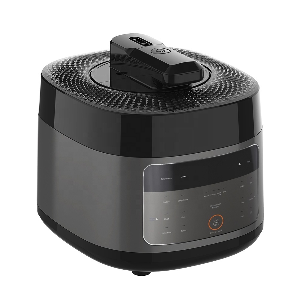 Detachable Lids Kitchen 4 Liter Multi Cooker 2 in 1 Pressure Air Fryer