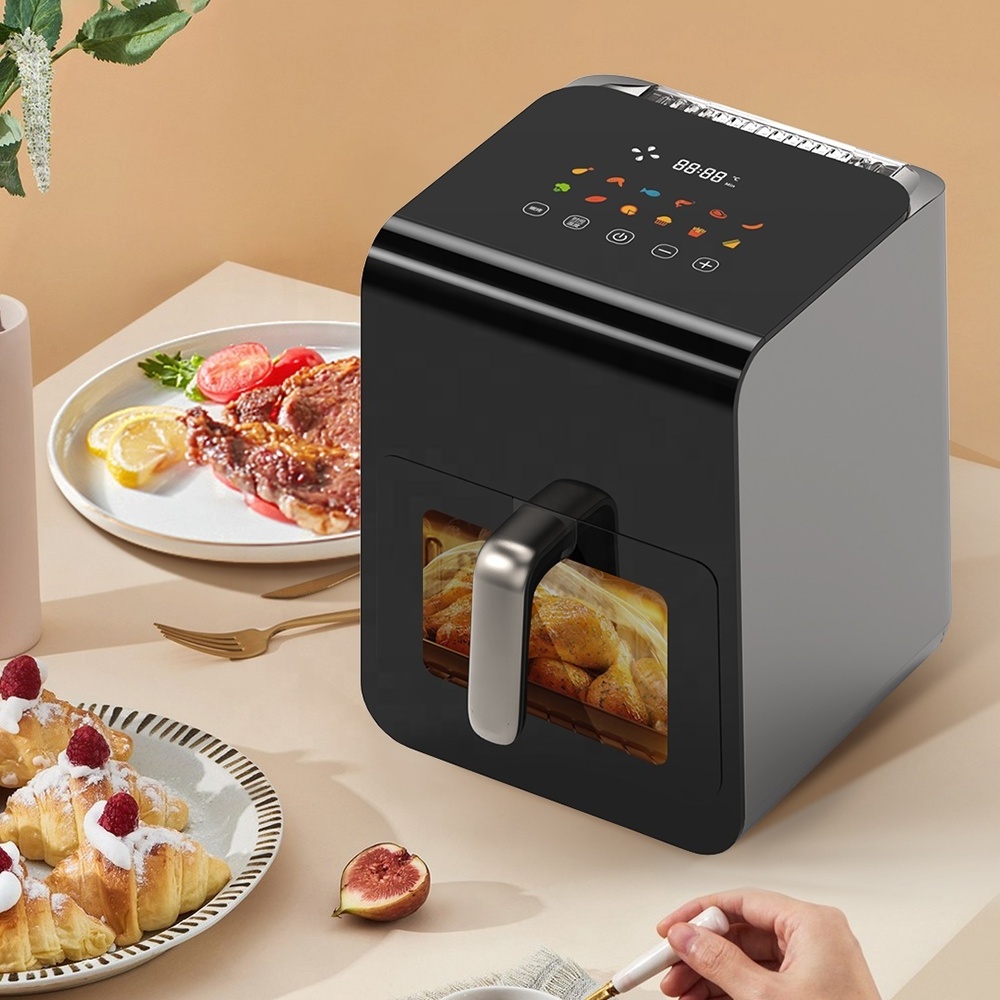 Newest Healthy Kitchen Digital Transparent Window Halogen Air Fryer