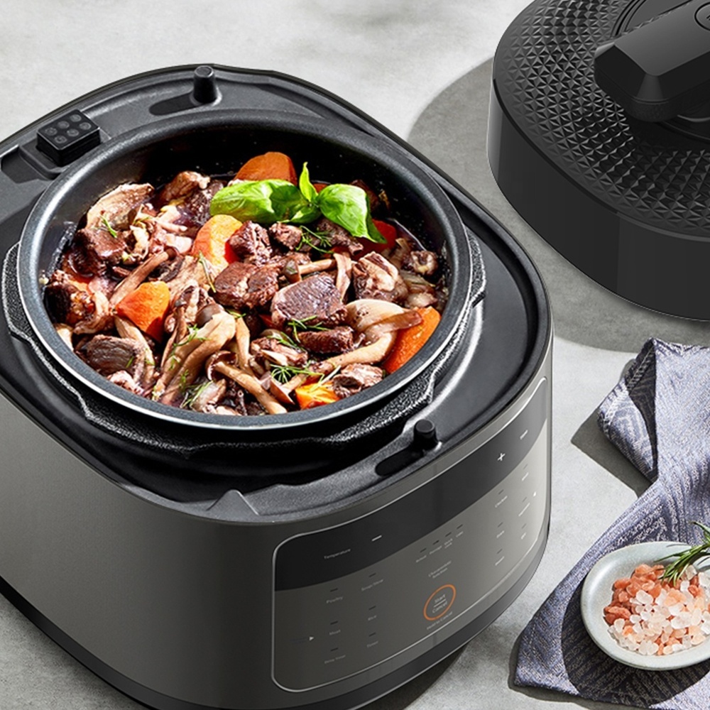 Detachable Lids Electric Oil Free Pressure Cooker Air Fryer