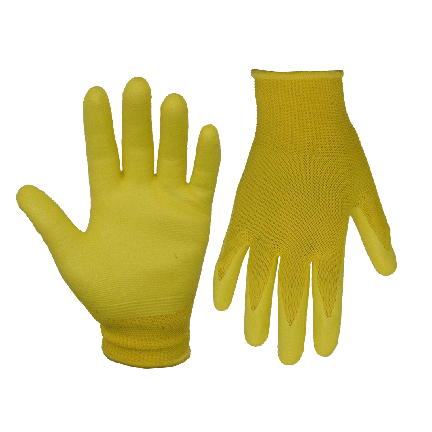 HANDLANDY Brand New polyester liner Nitrile Dipping Palm Kids Gloves For Gardening work Panda pattern printing