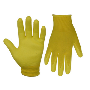 HANDLANDY Brand New polyester liner Nitrile Dipping Palm Kids Gloves For Gardening work Panda pattern printing