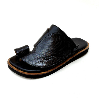 Men Leather Arabic Sandals summer leather sandals for men arab style emirati sandals slippers handmade