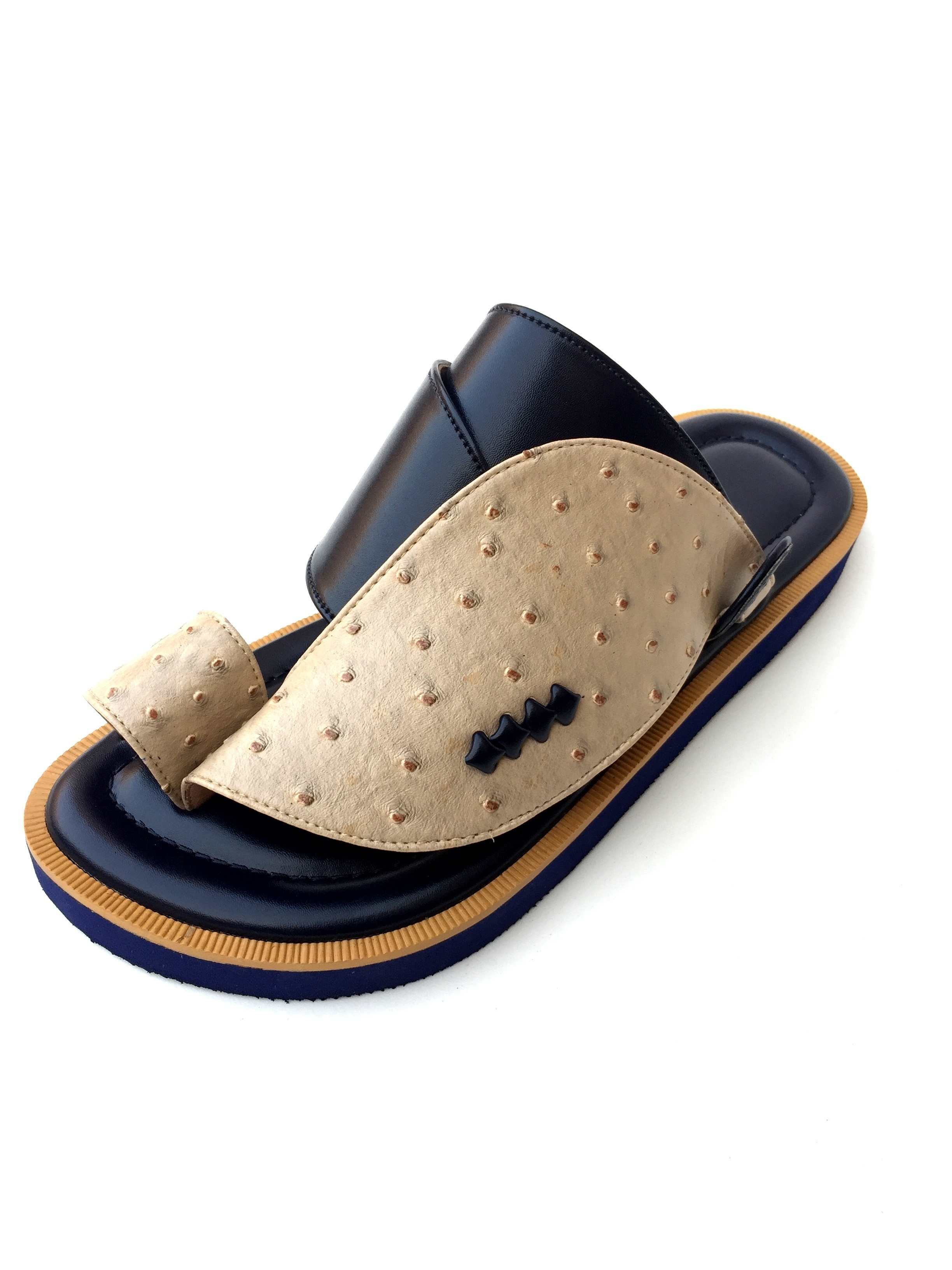 New designs sandals for men slides footwear with OEM service unisex slipper Arab sandals leather shoes