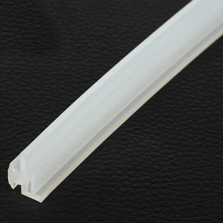 Heat-resistant sticky foam silicone rubber seal strip