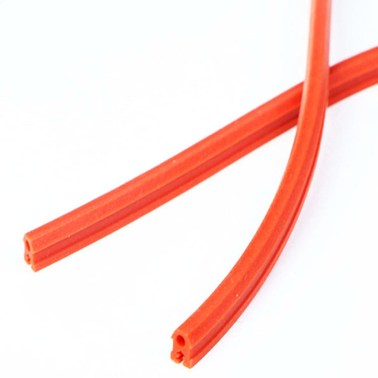 Heat-resistant sticky foam silicone rubber seal strip