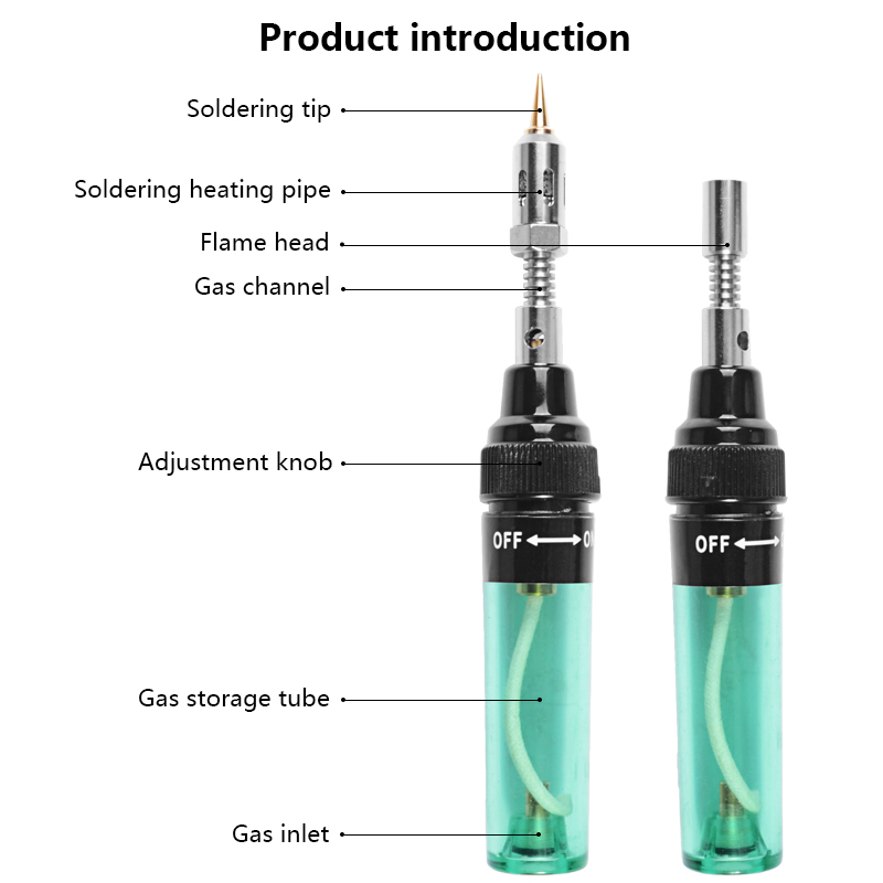 handskit  MT-100 Cordless Torch Soldering Iron  Butane Gas Soldering Iron Pen   Flame Butane Gas Soldering